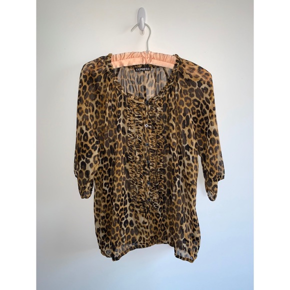 Express Leopard blouse - Picture 3 of 4